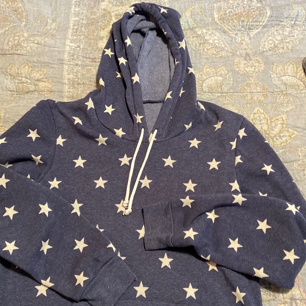 Star long-sleeve hoodie